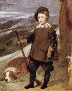 Prince Baltasar Carlos in Hunting Dress(detail) Diego Velazquez